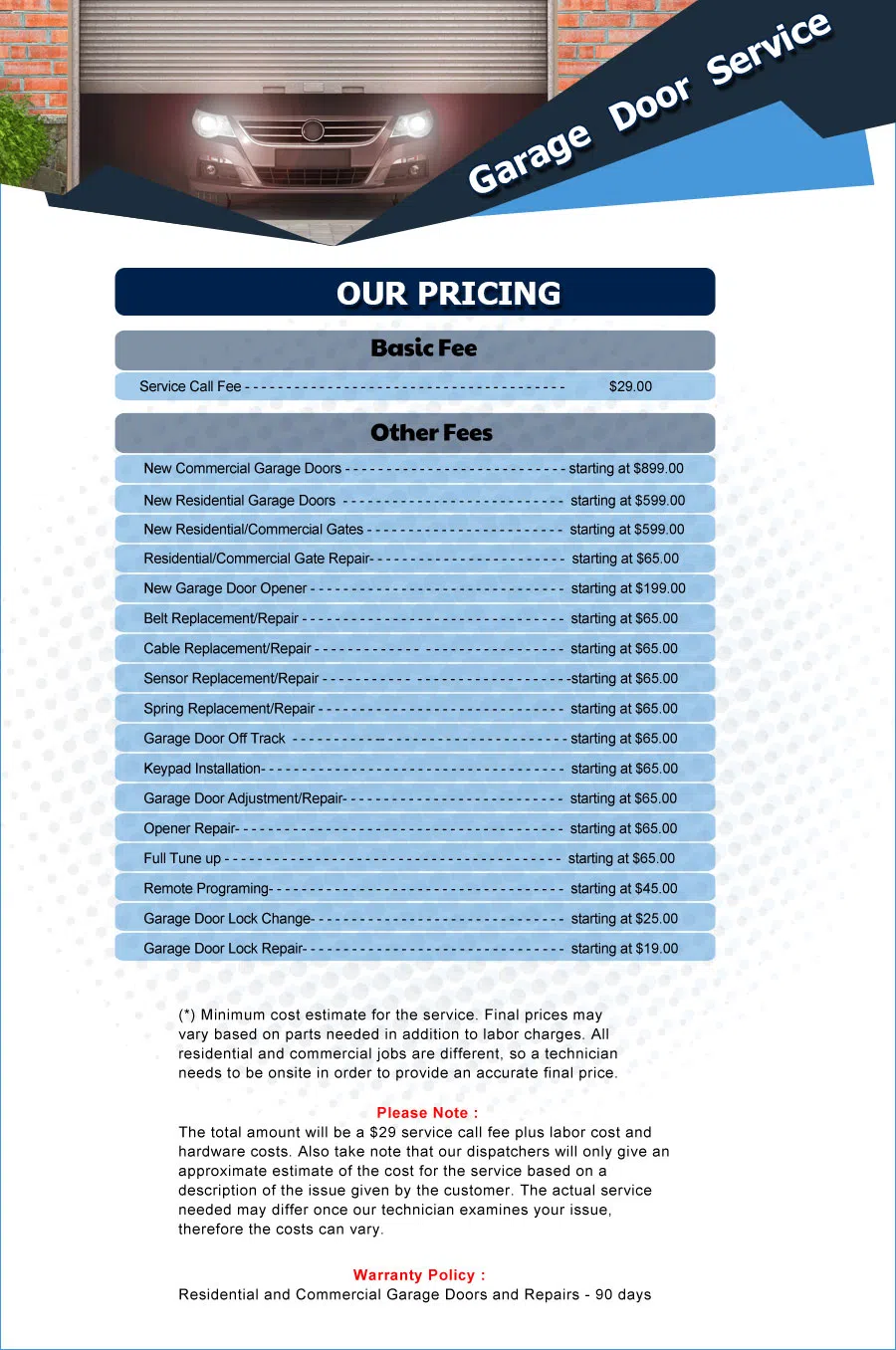 Eagle Garage Door Service Louisville, KY 502-482-2110